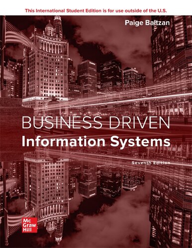 Business Driven Information Systems 7th Edition PDF | E-Book