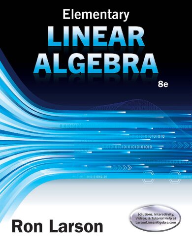 Elementary Linear Algebra 8th Edition PDF | Buy Ebook