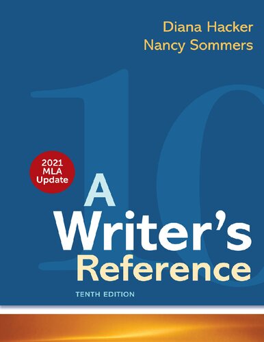 A Writer's Reference 10th Edition PDF